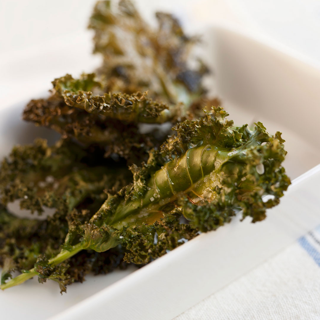 Spicy Roasted Kale Chips Farms