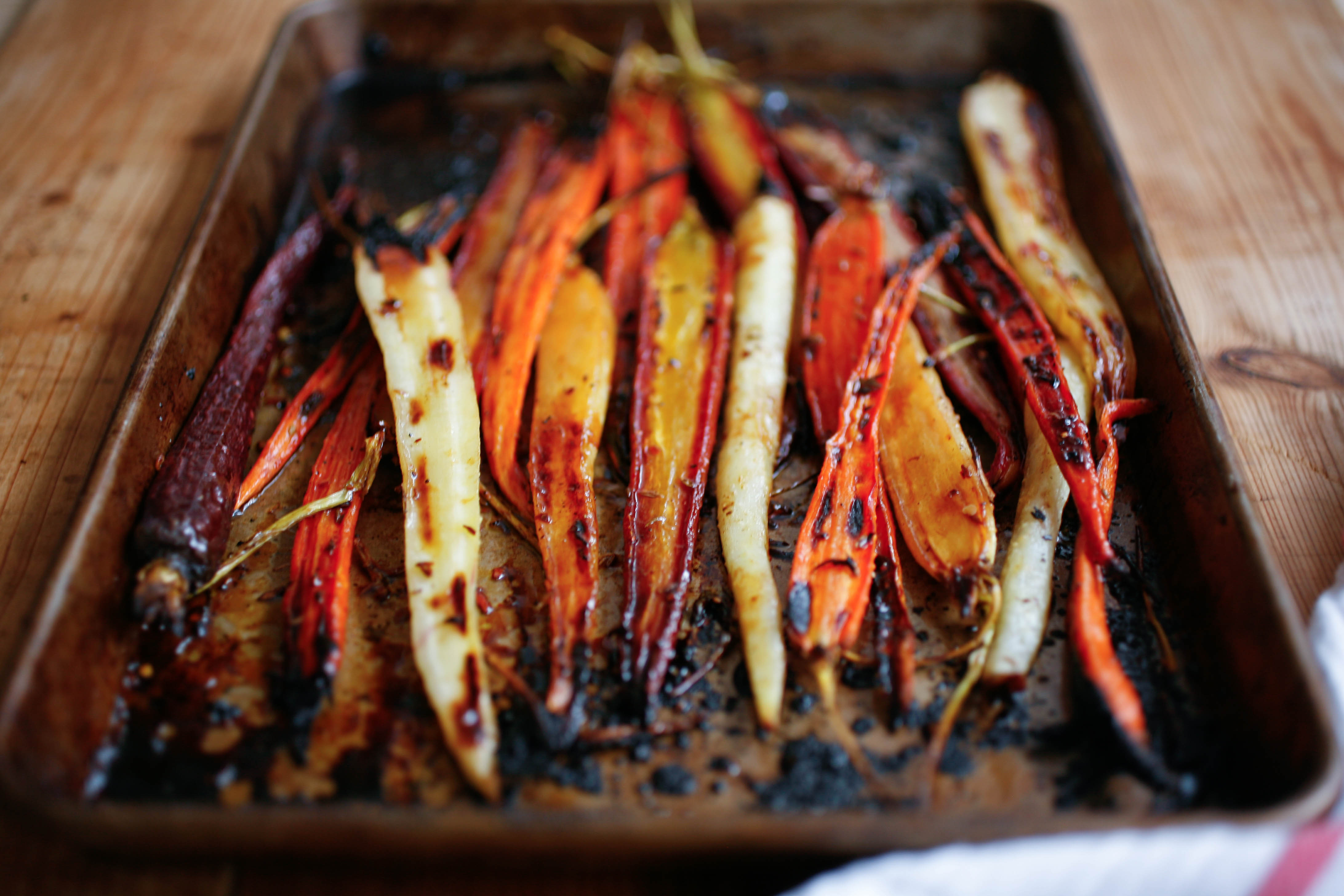 Spicy Maple Roasted Carrots | Cal-Organic Farms
