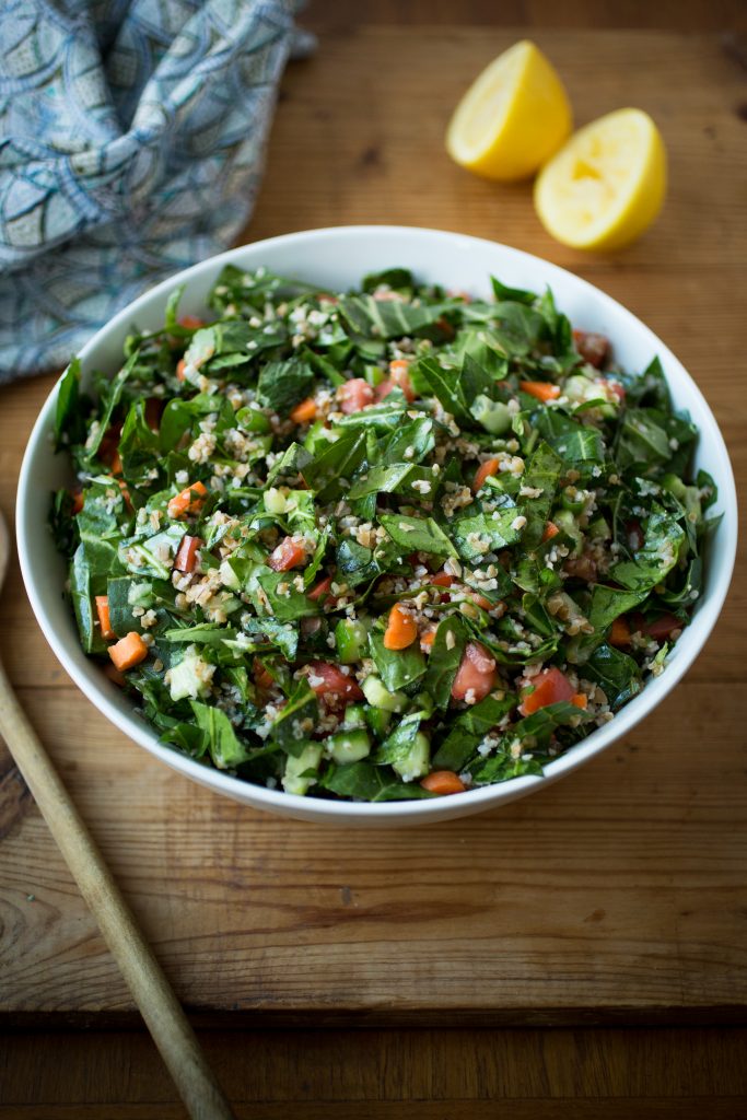 Collard Greens & Bulgur Salad | Cal-Organic Farms