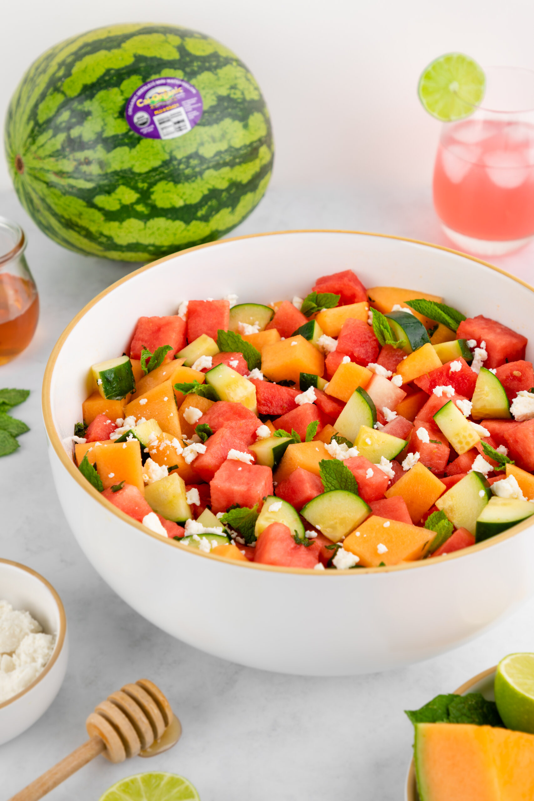Mini Watermelon & Cantaloupe Salad | Cal-Organic Farms