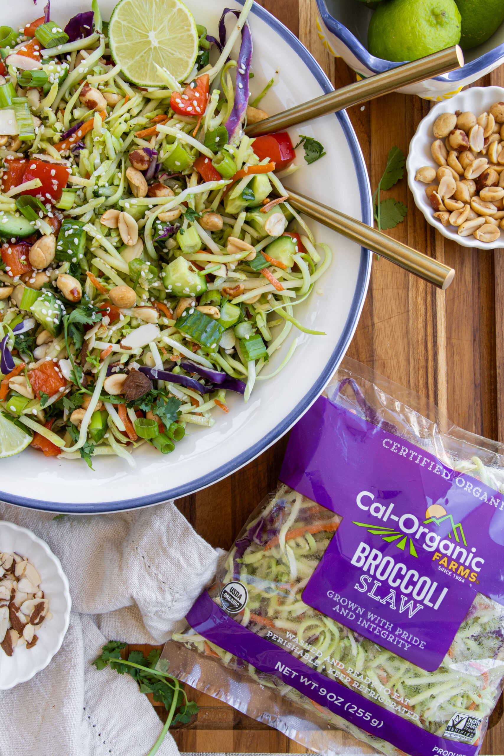 Crunchy Asian Broccoli Slaw Salad | Cal-Organic Farms